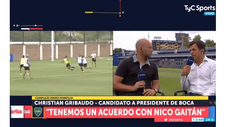 Gribaudo confirmó al primer refuerzo de Boca: "Tenemos un acuerdo con Gaitán"