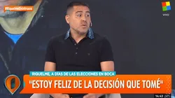 Riquelme a Macri: "Yo lo quiero un poquito más al club, pero se nota que lo querés"