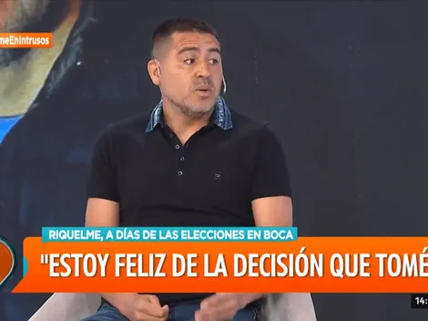 Riquelme a Macri: "Yo lo quiero un poquito más al club, pero se nota que lo querés"
