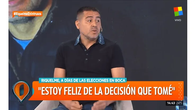 Riquelme a Macri: "Yo lo quiero un poquito más al club, pero se nota que lo querés"