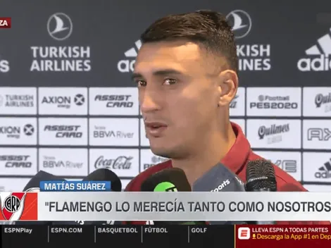 Suárez contó que volvió a ver la final de la Libertadores: "Era para lamentarse"