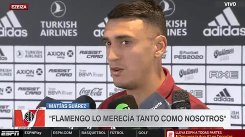 Suárez contó que volvió a ver la final de la Libertadores: "Era para lamentarse"