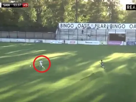 Video: Real Pilar hizo un gol idéntico al del Pity Martínez contra Boca