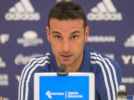 Scaloni que tiene en carpeta a dos jugadores de River para la selección