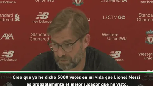 Admiración pura: la reacción de Klopp al sexto Balón de Oro de Messi