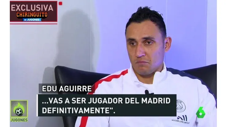 El Chiringuito volvió a poner a Keylor Navas a pensar en Real Madrid