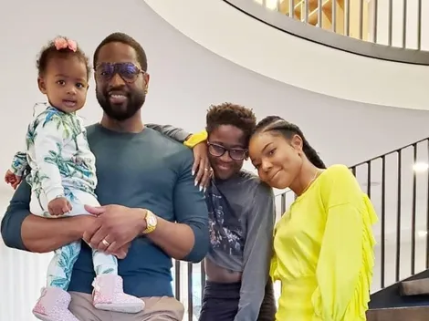Dwyane Wade defendió a su hijo de comentarios homofóbicos en redes sociales