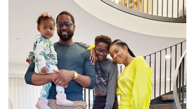 Dwyane Wade defendió a su hijo de comentarios homofóbicos en redes sociales