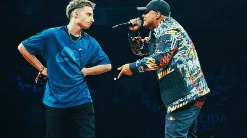 Foto de Wos en la batalla ante Aczino.