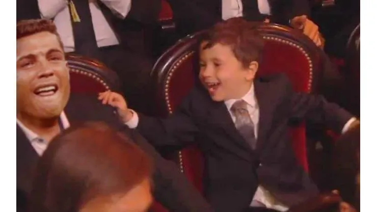 La rompió en Twitter: el video de Mateo Messi burlándose de Cristiano Ronaldo