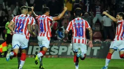 La celebración de los jugadores Tatengues.