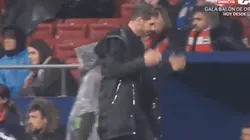 Rendido ante él: la particular reacción de Simeone cuando Messi hizo el gol