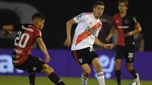 Ignacio Fernández durante la victoria sobre Newell's.