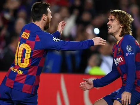 Se van haciendo amigos: Griezmann subió una foto junto a Messi en sus redes