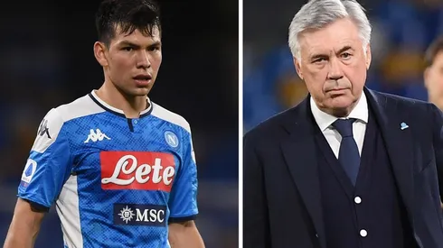 Ancelotti criticó a Lozano y a sus compañeros del Napoli