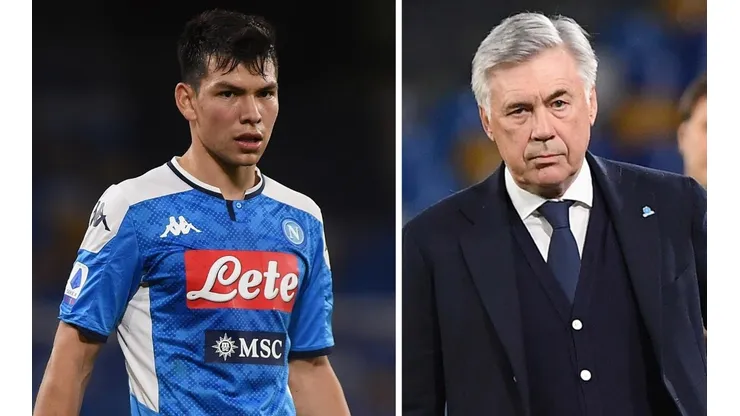 Ancelotti criticó a Lozano y a sus compañeros del Napoli