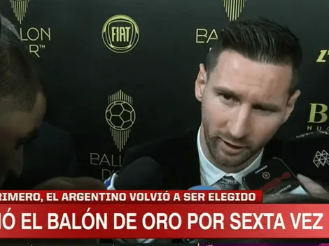 Messi: "Me hubiese gustado ganar la Copa América en vez de un Balón de Oro"