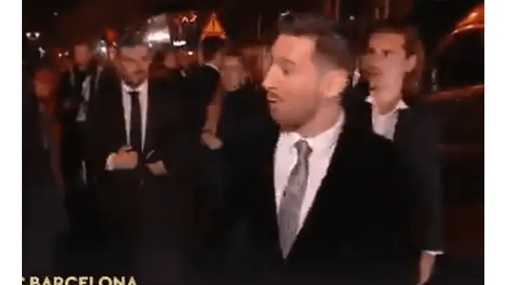 Balón de Oro: la reacción de Leo Messi al cruzarse con una leyenda mundial
