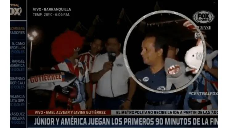 En video en vivo quedó registrado cómo robaron a un periodista de Fox Sports