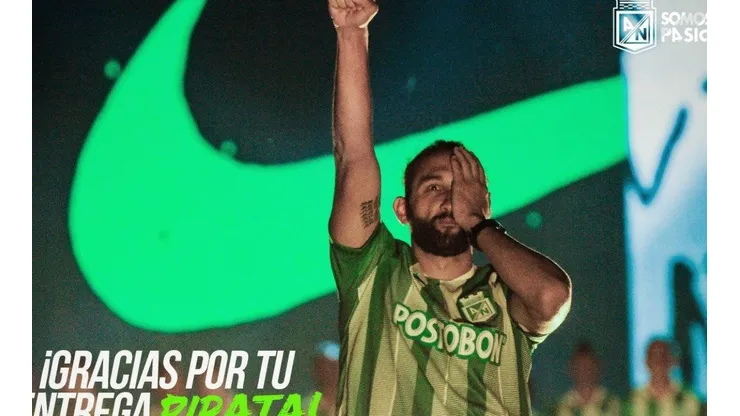 Hernán Barcos no jugará más con Atlético Nacional