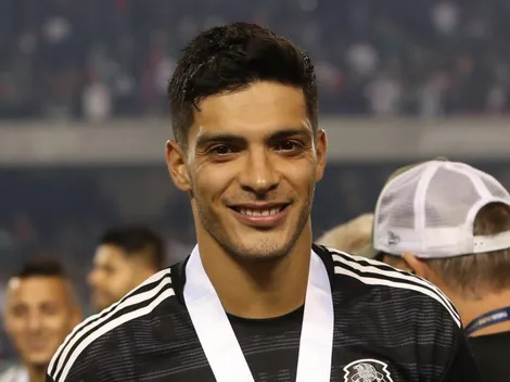 El festejo de Jiménez por la victoria del América