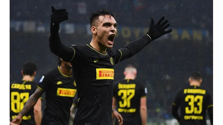 Lautaro anotó un doblete y fue la figura del partido.