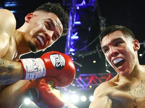 En una pelea complicada, Oscar Valdez venció por KO a Adam López y debutó en superpluma