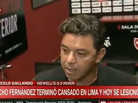 Gallardo: "Con el diario del lunes son todos fenómenos"