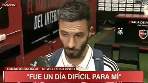 Scocco, sobre su gol a Newell's: "El que menos disfruté en mi carrera"