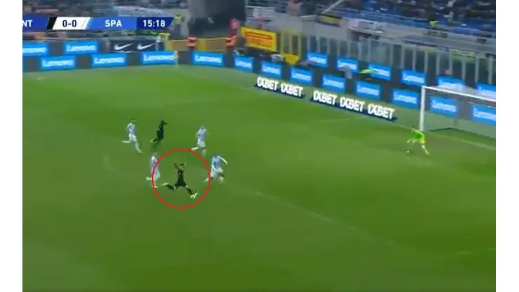 Lautaro nos engañó a todos, la cruzó y metió un golazo