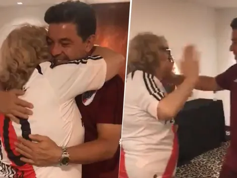 Video: "¡Hola, abuela!", la sorpresa que le dio Gallardo a una señora