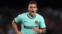 Lautaro Martínez, carta de gol de Inter de Milán.