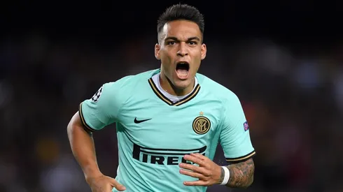Lautaro Martínez, carta de gol de Inter de Milán.