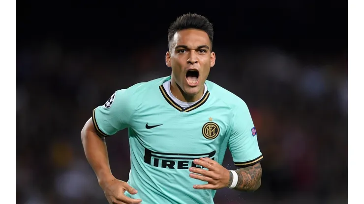 Lautaro Martínez, carta de gol de Inter de Milán.