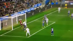 Foto del gol de Carvajal.