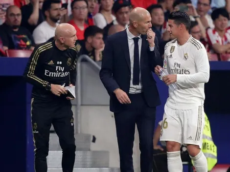 "Contaremos con él cuando vuelva", la sentencia de Zidane a James tras lesión