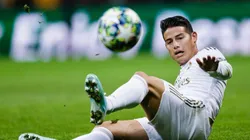 James Rodríguez, jugador del Real Madrid.