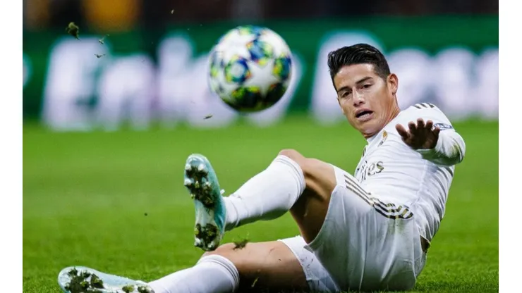 James Rodríguez, jugador del Real Madrid.