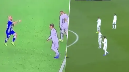 Foto de Sergio Ramos y el "pelado".