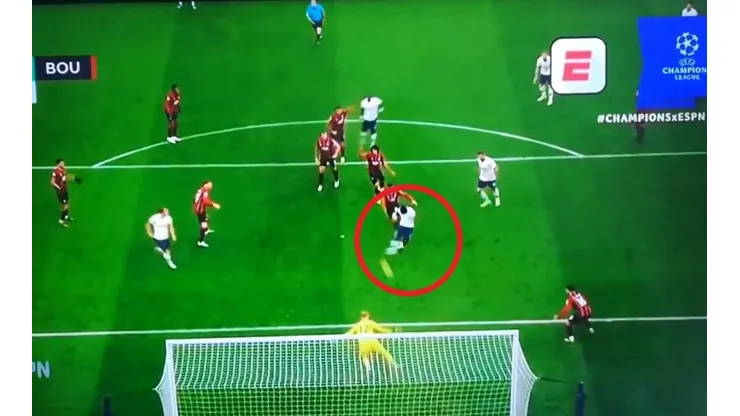Así fue el gol que le anularon a Dávinson Sánchez en la Premier League.