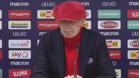 Sinisa Mihajlovic en conferencia de prensa.