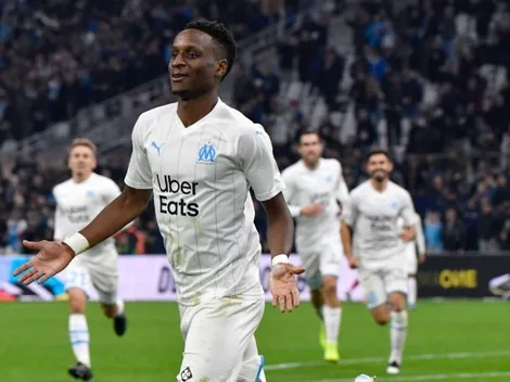 Marsella, Benedetto fue titular, lo ganó sobre el final y se acerca al PSG