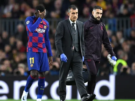 Dos meses y medio afuera: el parte médico del Barcelona por la lesión de Dembélé