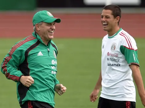 Javier Aguirre llena de elogios a Chicharito Hernández en España