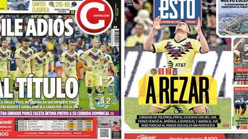 Portadas de diarios