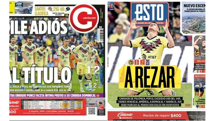 Portadas de diarios