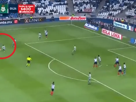 7 minutos de furia: Monterrey ya le gana 2-0 a Santos