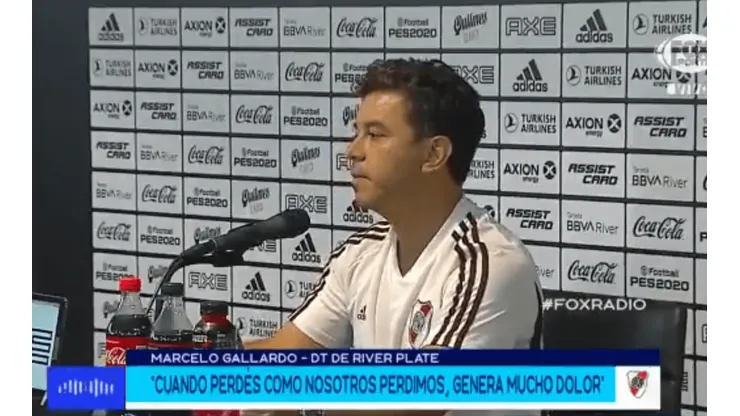 Gallardo sacó el pecho por River: "Mi equipo es un equipo campeón"
