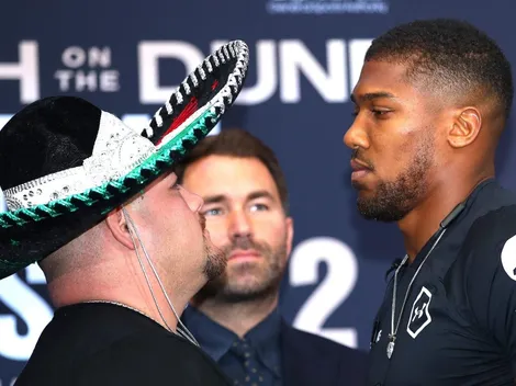 ¡En su cara! Andy Ruiz le dijo a Anthony Joshua que 'abandonó' en la primera pelea