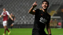 El gran partido de Raúl Jiménez para Wolves frente a Praga